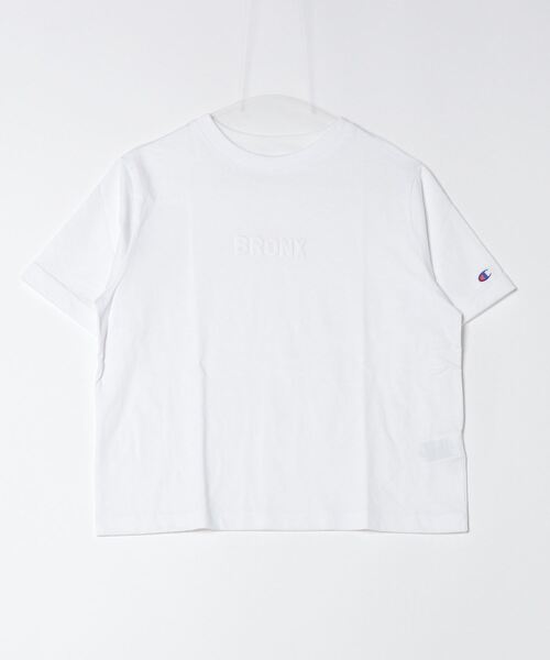 Champion(チャンピオン)の「チャンピオン SHORT SLEEVE T-SHIRT_(Tシャツ/カットソー・レディース・ブルー/エメラルド/ネイビー/ホワイト・M/L)」の1枚目の写真