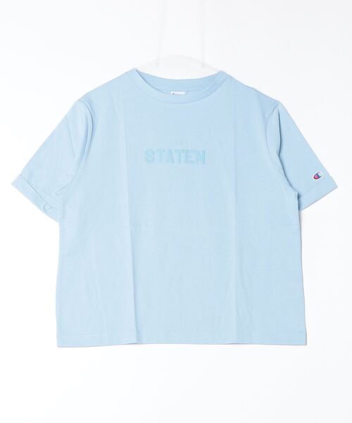 Champion(チャンピオン)の「チャンピオン SHORT SLEEVE T-SHIRT_(Tシャツ/カットソー・レディース・ブルー/エメラルド/ネイビー/ホワイト・M/L)」の4枚目の写真