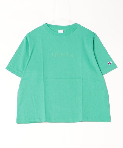 Champion(チャンピオン)の「チャンピオン SHORT SLEEVE T-SHIRT_(Tシャツ/カットソー・レディース・ブルー/エメラルド/ネイビー/ホワイト・M/L)」の2枚目の写真