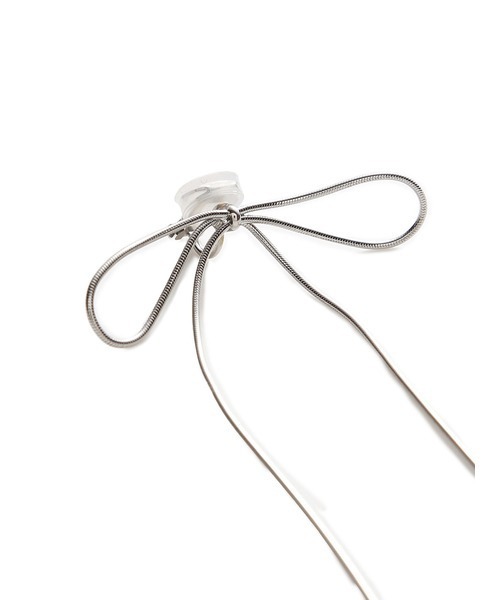 SNIDEL（スナイデル）の「リボンイヤリング（イヤリング・レディース・シルバー/ゴールド・FREE）」の4枚目の写真