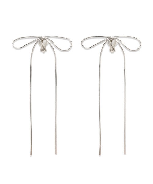 SNIDEL（スナイデル）の「リボンイヤリング（イヤリング・レディース・シルバー/ゴールド・FREE）」の6枚目の写真