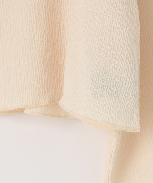 LOWRYS FARM（ローリーズファーム）の「オーシャンパシフィック／ラッシュヨウリュウリボン　108712（ラッシュガード・レディース・ベージュ/ブラック・FREE）」の14枚目の写真