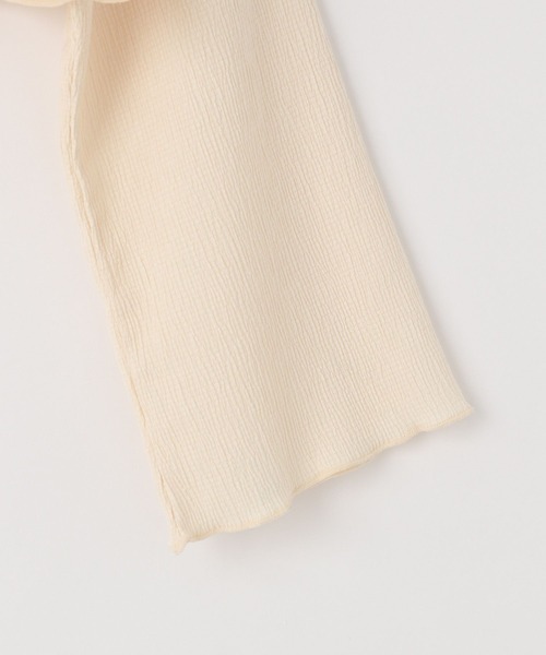 LOWRYS FARM（ローリーズファーム）の「オーシャンパシフィック／ラッシュヨウリュウリボン　108712（ラッシュガード・レディース・ベージュ/ブラック・FREE）」の13枚目の写真