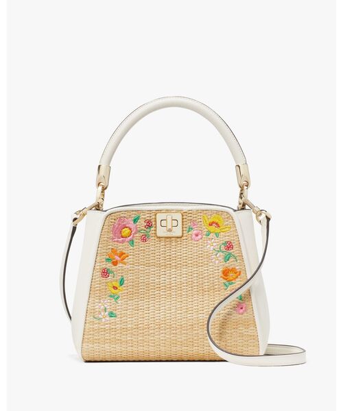 kate spade new york(ケイトスペード ニューヨーク)の「フィービー エンブロイダード ストロートップ ハンドル サッチル(ハンドバッグ・レディース・ホワイト・ONESIZE)」の1枚目の写真