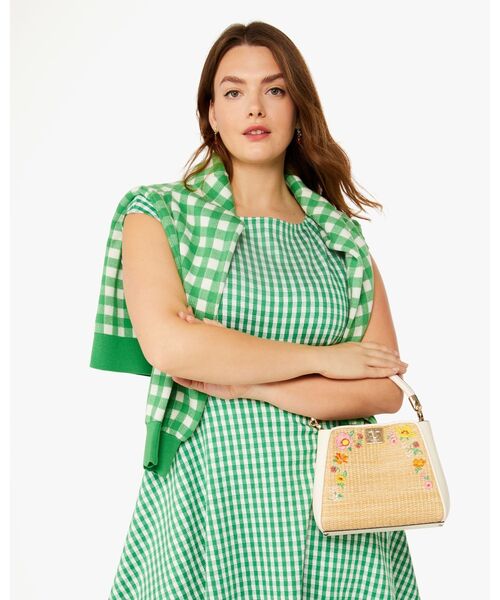 kate spade new york(ケイトスペード ニューヨーク)の「フィービー エンブロイダード ストロートップ ハンドル サッチル(ハンドバッグ・レディース・ホワイト・ONESIZE)」の2枚目の写真