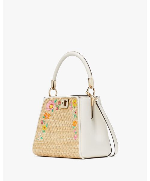 kate spade new york(ケイトスペード ニューヨーク)の「フィービー エンブロイダード ストロートップ ハンドル サッチル(ハンドバッグ・レディース・ホワイト・ONESIZE)」の3枚目の写真