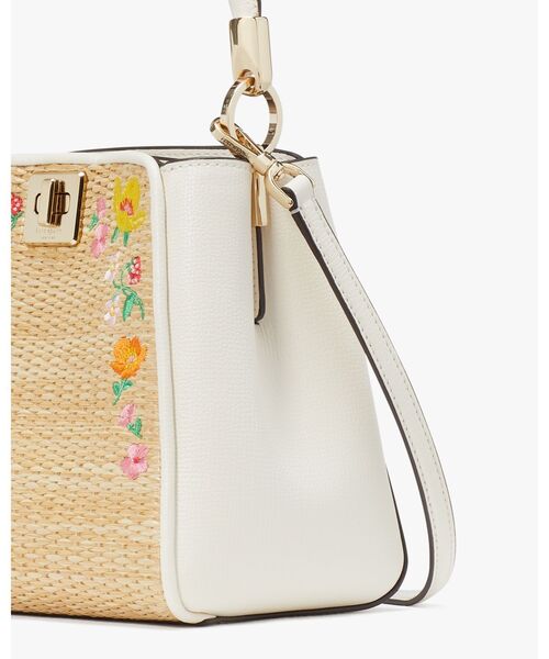 kate spade new york(ケイトスペード ニューヨーク)の「フィービー エンブロイダード ストロートップ ハンドル サッチル(ハンドバッグ・レディース・ホワイト・ONESIZE)」の6枚目の写真
