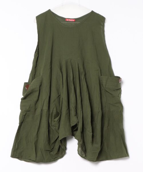 【チャイハネ】クワーモ変形タンクトップ（タンクトップ）｜チャイハネ（チャイハネ）