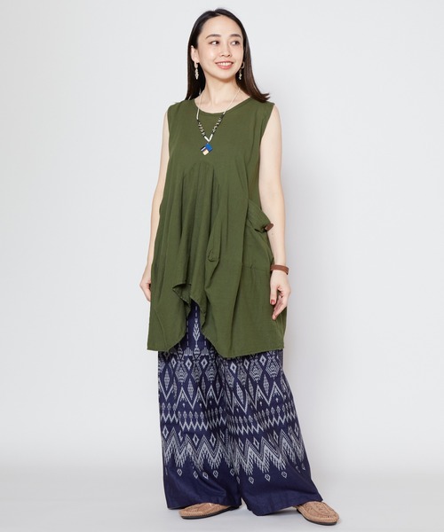 【チャイハネ】クワーモ変形タンクトップ（タンクトップ）｜チャイハネ（チャイハネ）