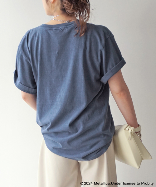 GOOD ROCK SPEED（グッドロックスピード）の「【GOOD ROCK SPEED / グッドロックスピード】METALLICA Logo T-sh（Tシャツ/カットソー・レディース・ネイビー/ブラック系その他・FREE）」の18枚目の写真