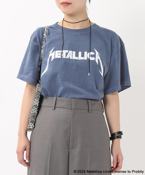 GOOD ROCK SPEED（グッドロックスピード）の「【GOOD ROCK SPEED / グッドロックスピード】METALLICA Logo T-sh（Tシャツ/カットソー・レディース・ネイビー/ブラック系その他・FREE）」の3枚目の写真