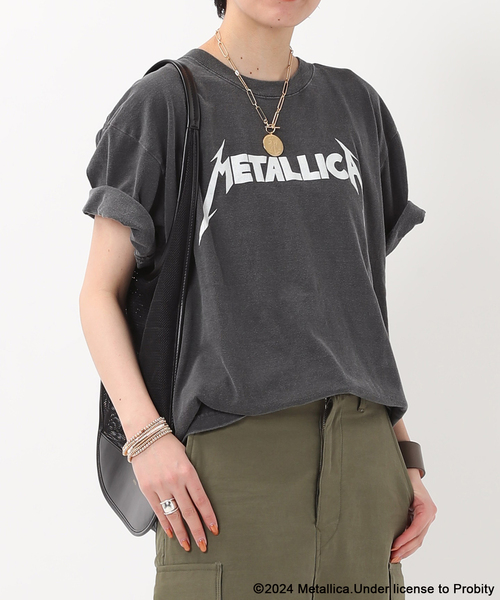GOOD ROCK SPEED（グッドロックスピード）の「【GOOD ROCK SPEED / グッドロックスピード】METALLICA Logo T-sh（Tシャツ/カットソー・レディース・ネイビー/ブラック系その他・FREE）」の13枚目の写真