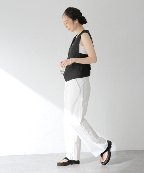plage（プラージュ）の「NEPLA./ネプラ BACK SLIT ベスト（ベスト・レディース・ブラック・FREE）」の5枚目の写真