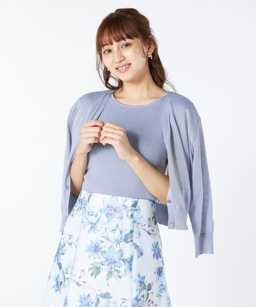 LAISSE PASSE レッセパッセ ニット アンサンブル カーディガン
