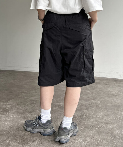 CPCM（シーピーシーエム）の「ツイルカーゴショーツ（カーゴパンツ・レディース・グレー/カーキ/アイボリー/ブラック・FREE）」の16枚目の写真