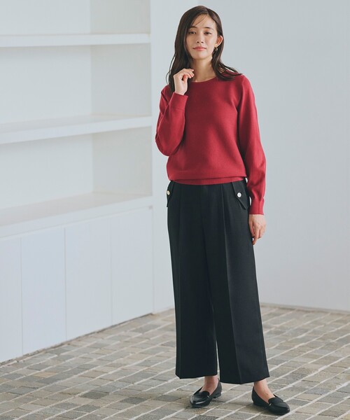 grove（グローブ）の「メタルパーツローファーパンプス【晴雨兼用】（その他シューズ・レディース・ブラウン系その他/ブラック/オフホワイト・L/M/S）」の12枚目の写真