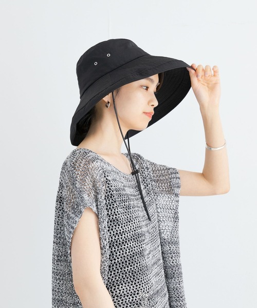 URBAN RESEARCH(アーバンリサーチ)の「ワイドブリムコードハット(ハット・レディース・アイボリー/ブラック・FREE)」の4枚目の写真