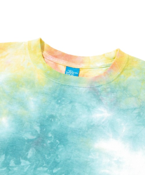 Good On(グッドオン)の「Good On/グッドオン FIRE WORKS DYE S/S TEE(Tシャツ/カットソー・メンズ・コーラルピンク/アクア/パープル・MEDIUM/LARGE/X-LARGE)」の4枚目の写真