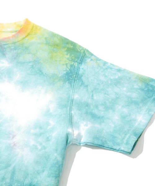 Good On(グッドオン)の「Good On/グッドオン FIRE WORKS DYE S/S TEE(Tシャツ/カットソー・メンズ・コーラルピンク/アクア/パープル・MEDIUM/LARGE/X-LARGE)」の5枚目の写真