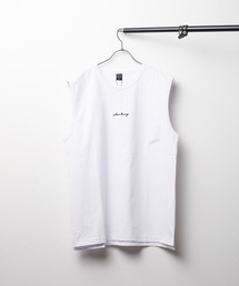 B.I.D. | 《ワンポイント刺繍》　ノースリーブシャツ(Tシャツ/カットソー)