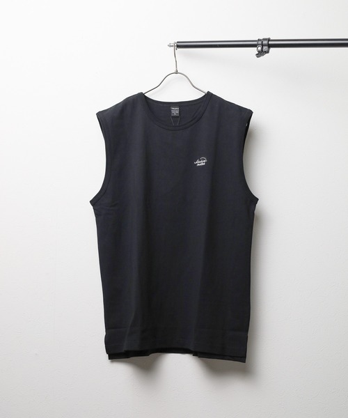 B.I.D.(ビーアイディー)の「《ワンポイント刺繍》 ノースリーブシャツ(Tシャツ/カットソー・レディース・ホワイト系1/ホワイト系2/ブラック系1/ブラック系2・MEDIUM/LARGE/X-LARGE)」の4枚目の写真