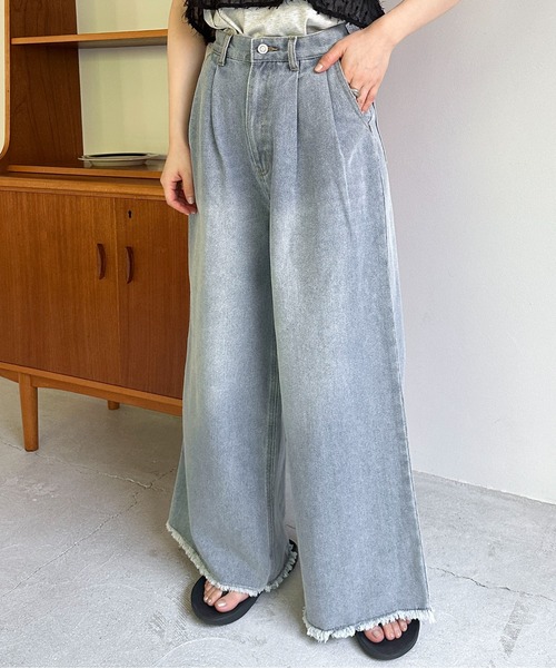 PALMISANO バギーデニムパンツ Sサイズ PLUG大阪 PALMISANO バギー