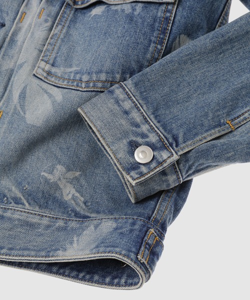 MASU(エムエーエスユー)の「"MASU BOYS" FEATHER DENIM JACKET(デニムジャケット・メンズ・ブラック×ピンク/インディゴブルー/ブラック・48/46)」の8枚目の写真