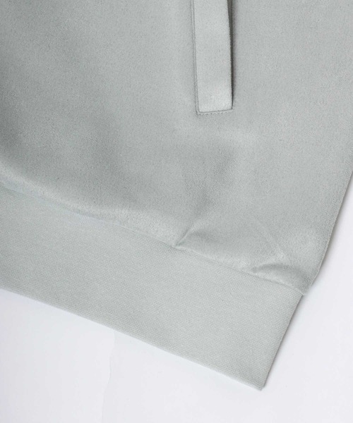 Salong hameu(サロン ハミュー)の「別注 蜂さんワンポイント刺繍 フェイクスエードサイドライントラックジャケット メンズ レディース ユニセックス/ジップアップジャケット(ジャージ・メンズ・ブルー/カーキ/ライトグレー・M/L)」の18枚目の写真