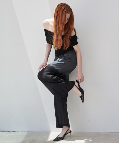 josemoon オフショル　ギャザー付きトップス JOSE MOON（ジョゼムーン）の「GATHER OFF SHOULDER TOPS