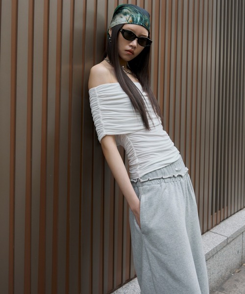セール】GATHER OFF SHOULDER TOPS/ギャザーオフショルダートップス(T セール】GATHER OFF SHOULDER TOPS/ギャザーオフショルダートップス(T