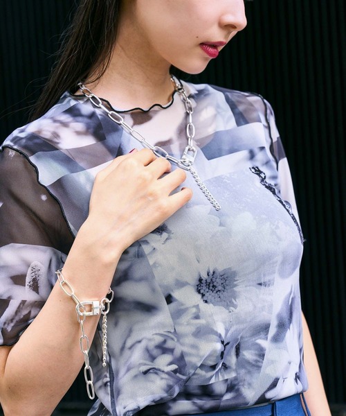 HARE(ハレ)の「ダブルチェーンブレスレット(HARE)(ブレスレット・レディース・シルバー系その他/シルバー・FREE)」の4枚目の写真