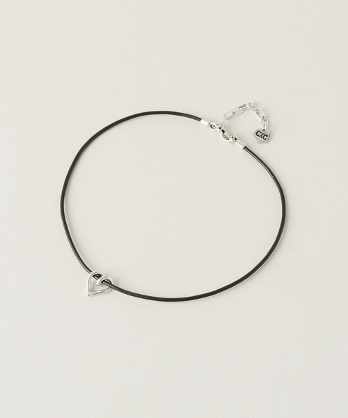 Spick & Span(スピックアンドスパン)の「CXC / シーエックスシー HEART CHOKER N0172(ネックレス・レディース・ブラウン/キャメル・FREE)」の2枚目の写真