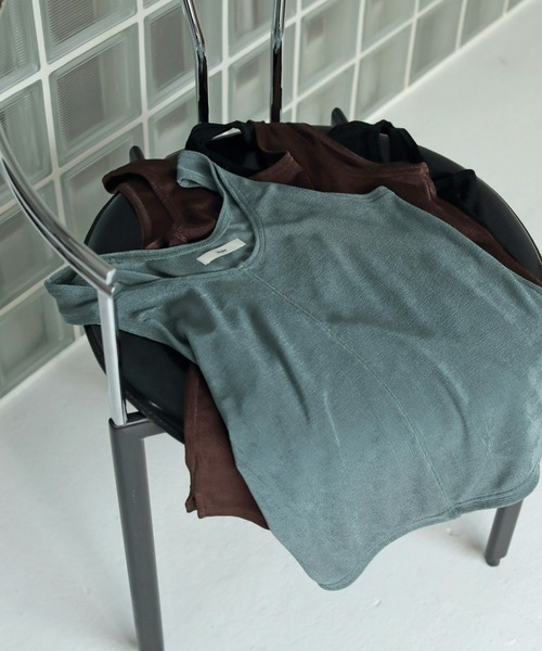 anuke(アンヌーク)の「Jersey Tanktop(タンクトップ・レディース・ブルー/ブラウン/ブラック・FREE)」の9枚目の写真