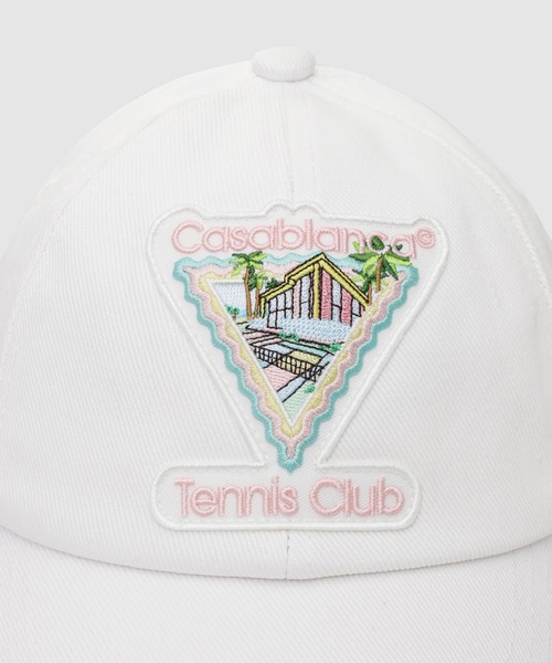 Casablanca（カサブランカ）の「WHITE TWILL Maison de Reve Embroidered Patch Cap（キャップ・メンズ・その他・ONE SIZE）」の3枚目の写真