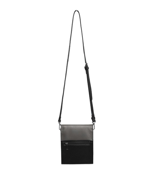 MinoriTY(マイノリティ)の「【MinoriTY】バイカラーミニショルダーバッグ ボディバッグ ウエストポーチ メンズ PUレザーバッグ(ボディバッグ/ウエストポーチ・メンズ・ブルー/グレー/オリーブ・FREE)」の13枚目の写真