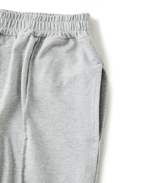 JUNRED（ジュンレッド）の「カットオフワイドスウェットパンツ（その他パンツ・メンズ・チャコールグレー/ライトグレー・L/S/M）」の7枚目の写真