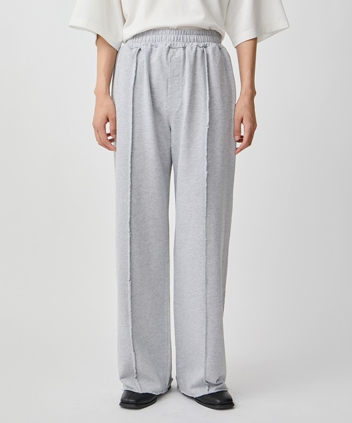 JUNRED（ジュンレッド）の「カットオフワイドスウェットパンツ（その他パンツ・メンズ・チャコールグレー/ライトグレー・L/S/M）」の11枚目の写真