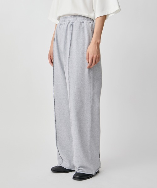 JUNRED（ジュンレッド）の「カットオフワイドスウェットパンツ（その他パンツ・メンズ・チャコールグレー/ライトグレー・L/S/M）」の12枚目の写真