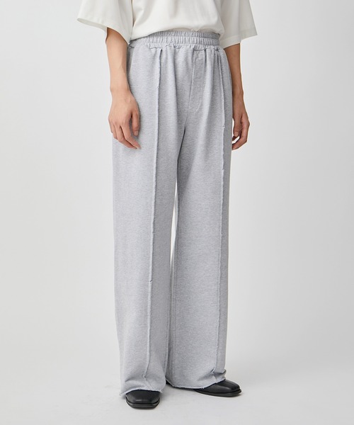 JUNRED（ジュンレッド）の「カットオフワイドスウェットパンツ（その他パンツ・メンズ・チャコールグレー/ライトグレー・L/S/M）」の13枚目の写真