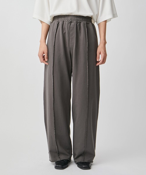 JUNRED（ジュンレッド）の「カットオフワイドスウェットパンツ（その他パンツ・メンズ・チャコールグレー/ライトグレー・L/S/M）」の16枚目の写真
