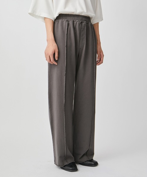 JUNRED（ジュンレッド）の「カットオフワイドスウェットパンツ（その他パンツ・メンズ・チャコールグレー/ライトグレー・L/S/M）」の18枚目の写真