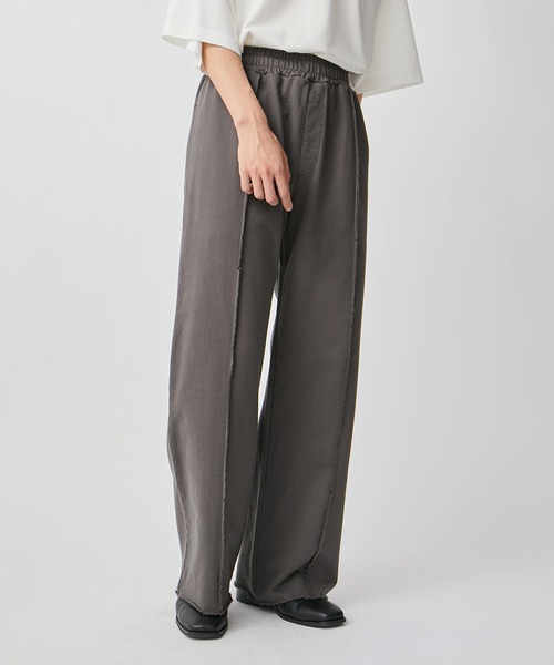 JUNRED（ジュンレッド）の「カットオフワイドスウェットパンツ（その他パンツ・メンズ・チャコールグレー/ライトグレー・L/S/M）」の19枚目の写真