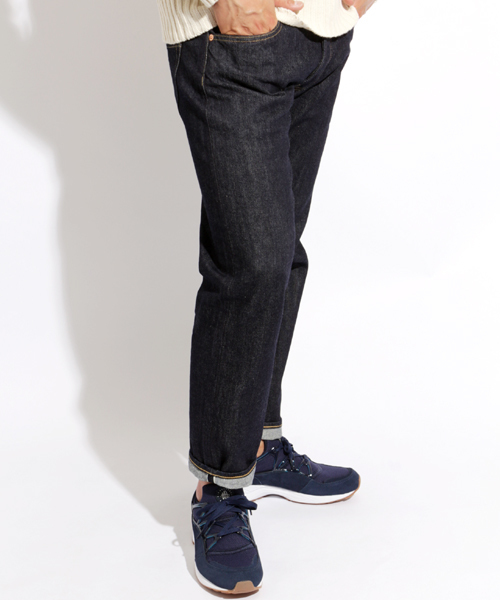 Denime（ドゥニーム）の「FirstDenime【Tapered Narrow Fit A/テーパードナロウフィットA】（デニムパンツ・メンズ・インディゴブルー・31/28/30/32/33/34/36/29）」の18枚目の写真