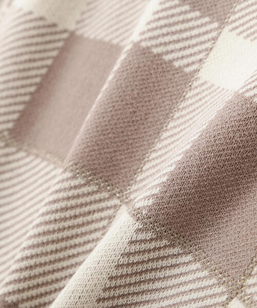 PROPORTION BODY DRESSING(プロポーションボディドレッシング)の「ラメチェックニット / 1214270810(ニット/セーター・レディース・ブラウン系その他/レッド/グレー・FREE)」の20枚目の写真
