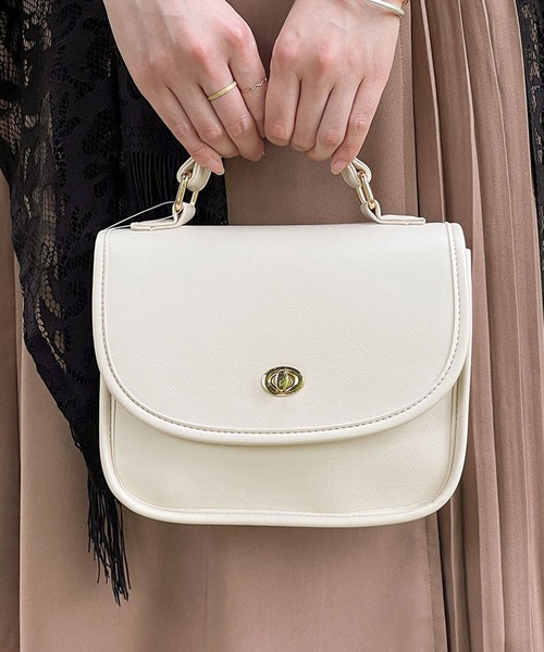GORGE(ゴージ)の「ホビット2WAYBAG(ショルダーバッグ・レディース・ブラック/アイボリー・F)」の5枚目の写真