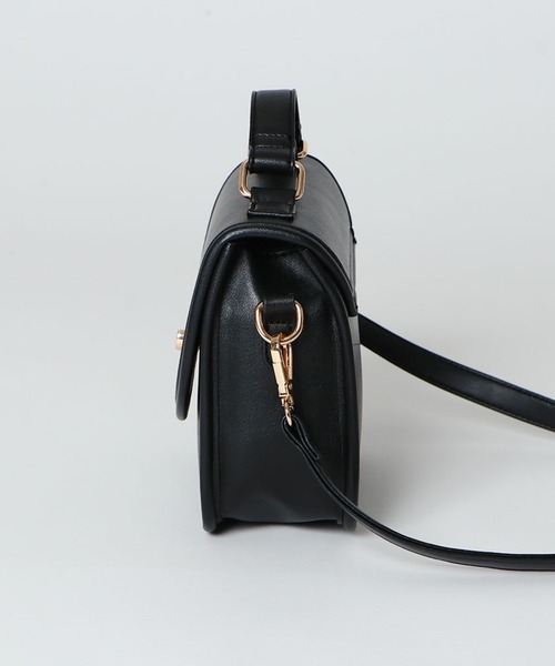 GORGE(ゴージ)の「ホビット2WAYBAG(ショルダーバッグ・レディース・ブラック/アイボリー・F)」の7枚目の写真