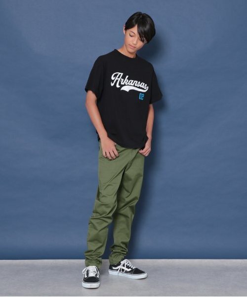 GLAZOS(グラソス)の「【大人向けサイズあり】ストレッチツイル・スリムパンツ(その他パンツ・キッズ・カーキ/ブラック/ブラウン/ネイビー・140cm/150cm/160cm/170cm)」の12枚目の写真