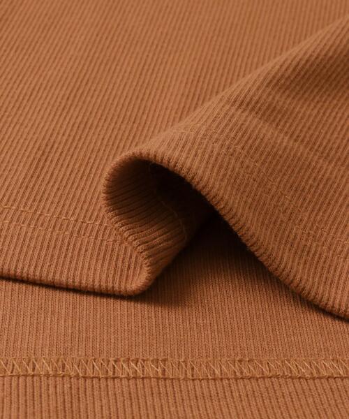 ITEMS URBANRESEARCH（アイテムズ アーバンリサーチ）の「リブロングスカート（スカート・レディース・ブラック/オレンジ/モカ・FREE）」の5枚目の写真