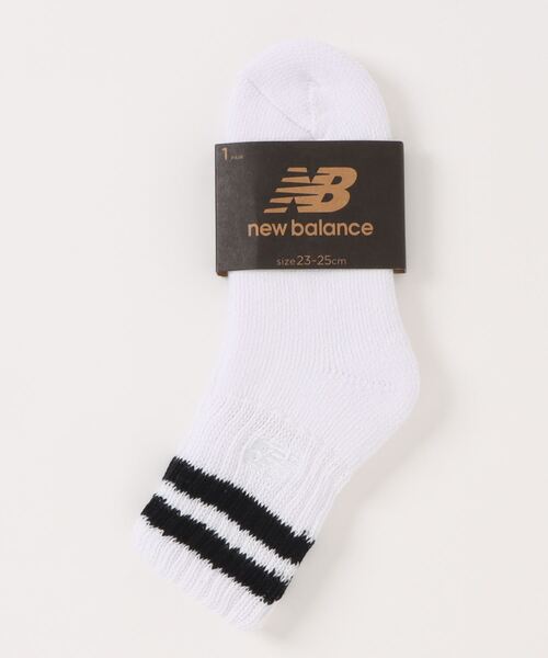 NEW BALANCE(ニューバランス)の「《New Balance》LAS45723(ソックス/靴下・メンズ・ベージュ系その他/ホワイト・L/M)」の2枚目の写真