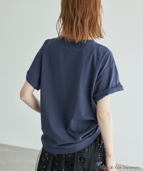 ROPE' PICNIC（ロペピクニック）の「YALE&HARVARD/プリントTシャツ（Tシャツ/カットソー・レディース・ブルー系その他/ボルドー・38）」の9枚目の写真